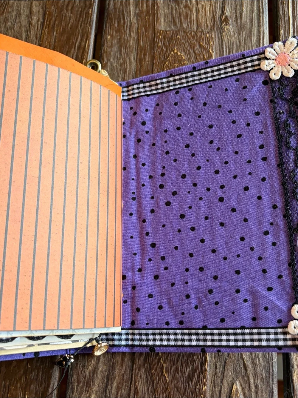 Halloween Junk Journal Small Handmade Decorated Pumpkin Happy Halloween 3 Sig